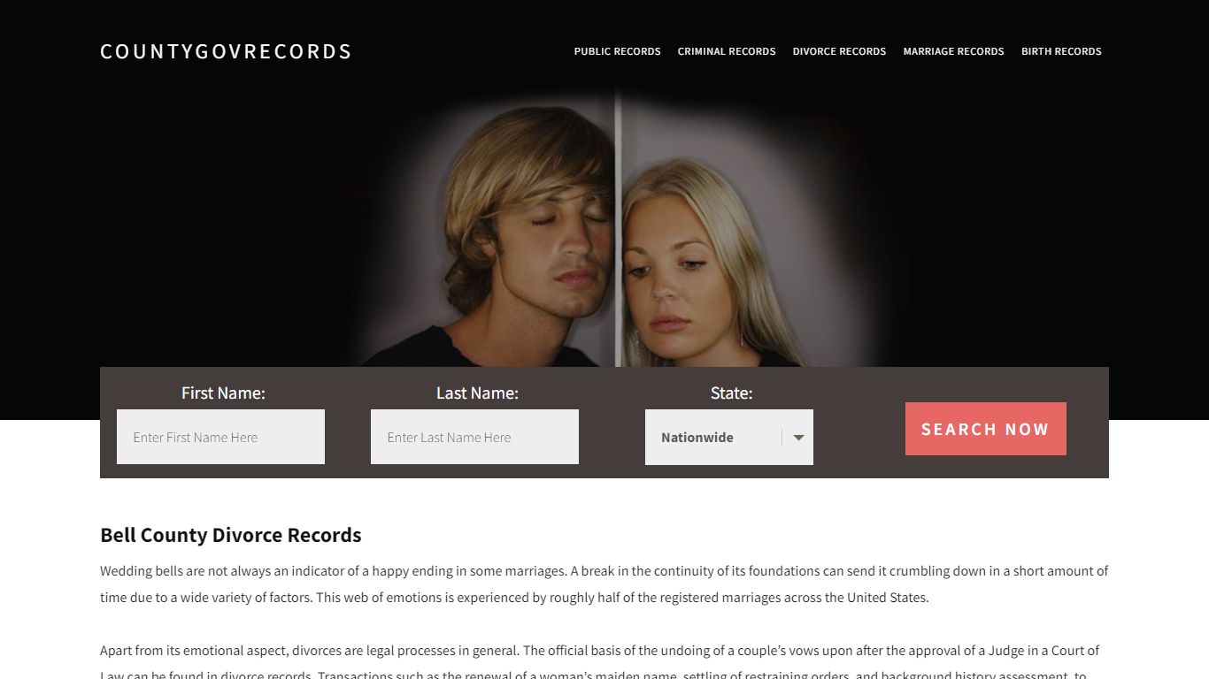 Bell County Divorce Records | Enter Name and Search|14 Days Free